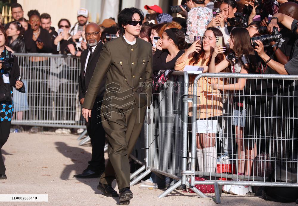 Celebs at Kenzo Men's Fashion Show - Paris