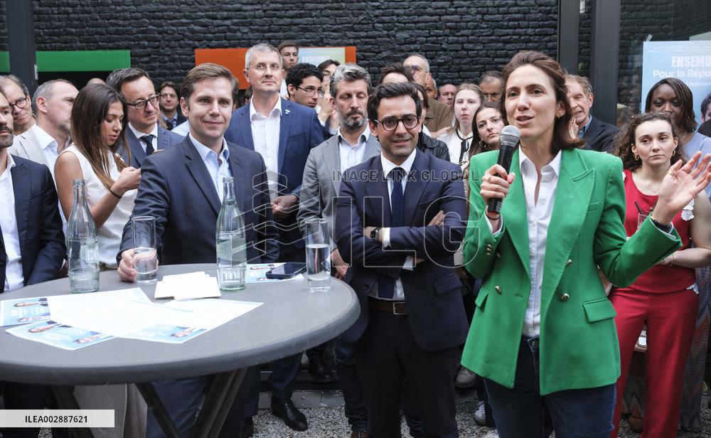 Meeting Ensemble Pour La Republique - Brussels