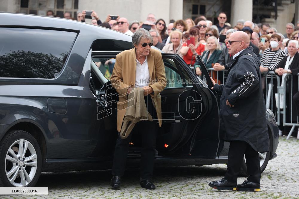 Funeral Of Iconic French Singer Francoise Hardy - Paris