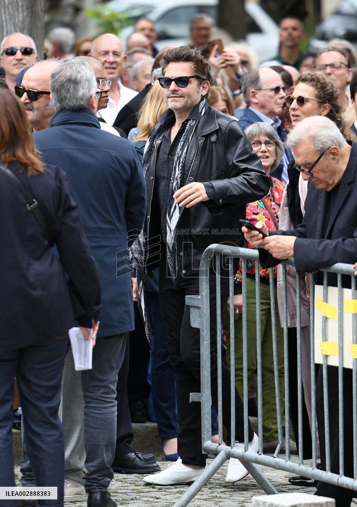 Funeral Of Iconic French Singer Francoise Hardy - Paris