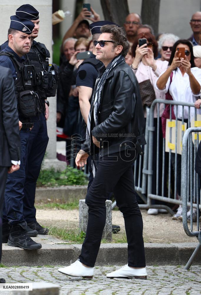 Funeral Of Iconic French Singer Francoise Hardy - Paris