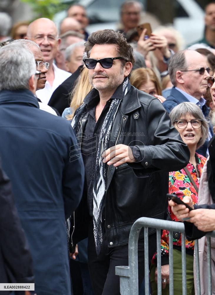 Funeral Of Iconic French Singer Francoise Hardy - Paris