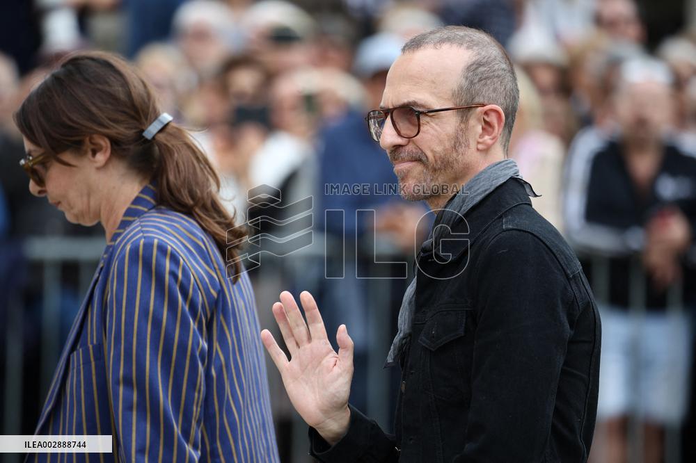 Funeral Of Iconic French Singer Francoise Hardy - Paris