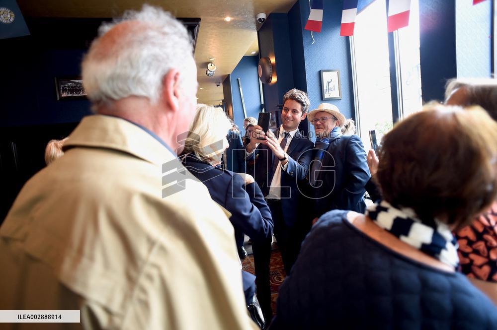 Gabriel Attal Visits Alencon - France