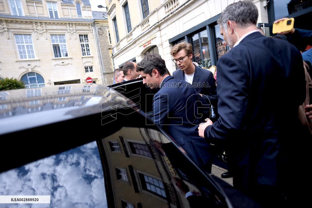 Gabriel Attal Visits Alencon - France