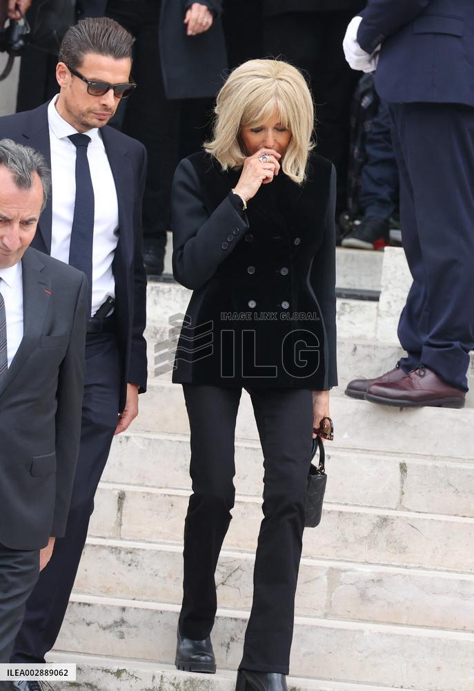Funeral Of Iconic French Singer Francoise Hardy - Paris