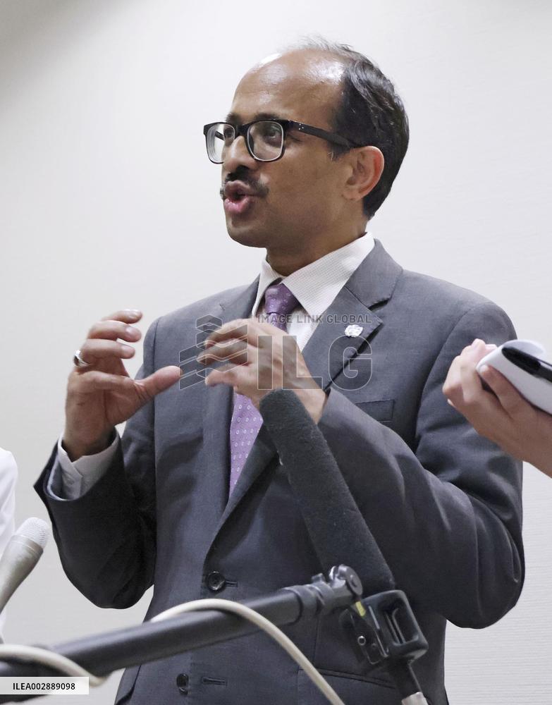 U.N. official visits quake-hit city in Ishikawa Pref.