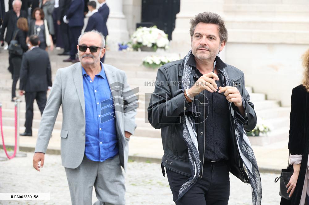 Funeral Of Iconic French Singer Francoise Hardy - Paris