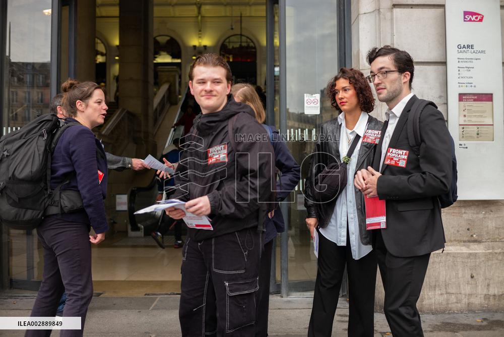 Posters And Leafleting For The Legislative Elections - Paris