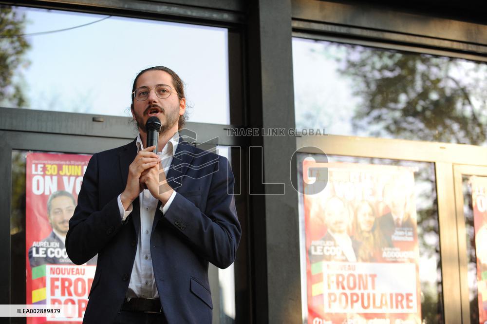 Aurelien Le Coq Launches His Campaign - Lille