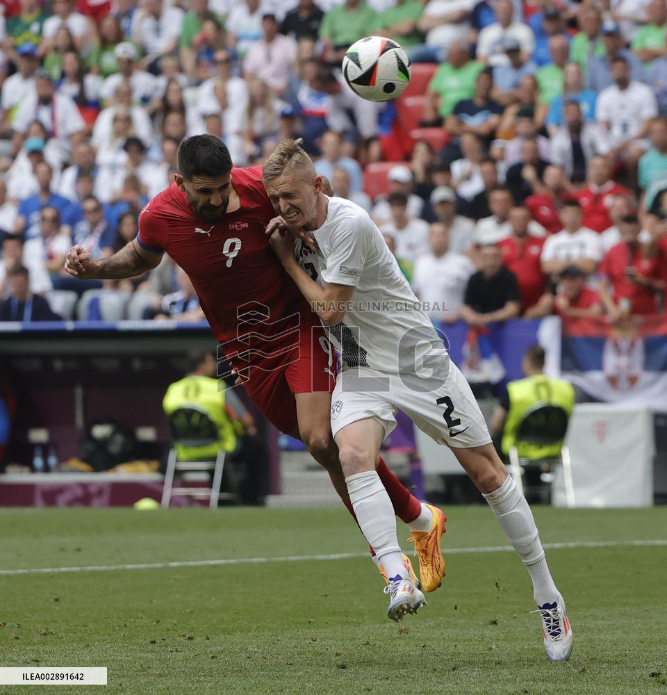 (SP)GERMANY-MUNICH-FOOTBALL-EURO 2024-SLOVENIA VS SERBIA