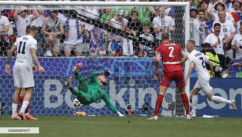(SP)GERMANY-MUNICH-FOOTBALL-EURO 2024-SLOVENIA VS SERBIA