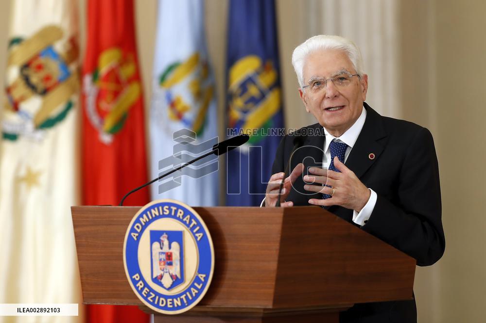 ROMANIA-BUCHAREST-ITALY-PRESIDENT-VISIT