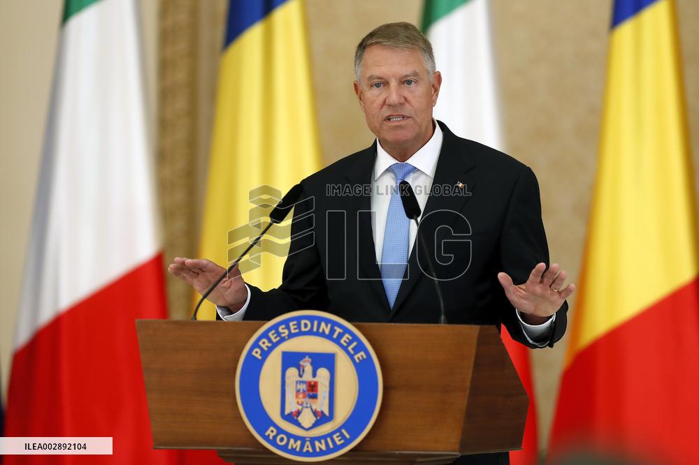ROMANIA-BUCHAREST-ITALY-PRESIDENT-VISIT