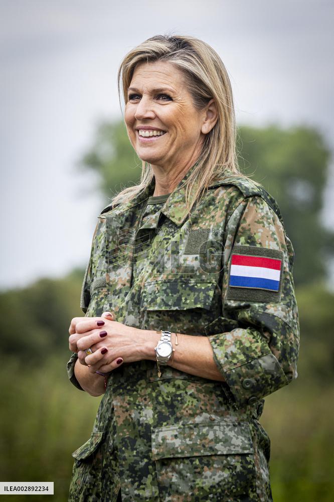 Queen Maxima Visits The Engineer Regiment - Den Bosch
