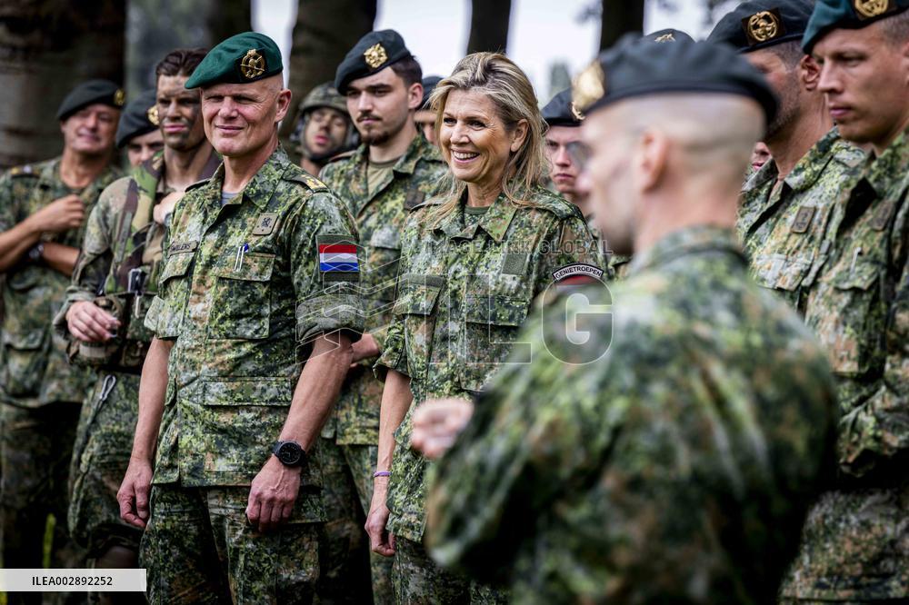 Queen Maxima Visits The Engineer Regiment - Den Bosch