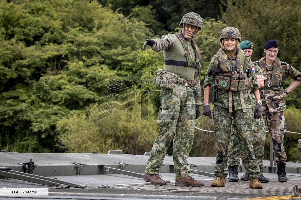 Queen Maxima Visits The Engineer Regiment - Den Bosch
