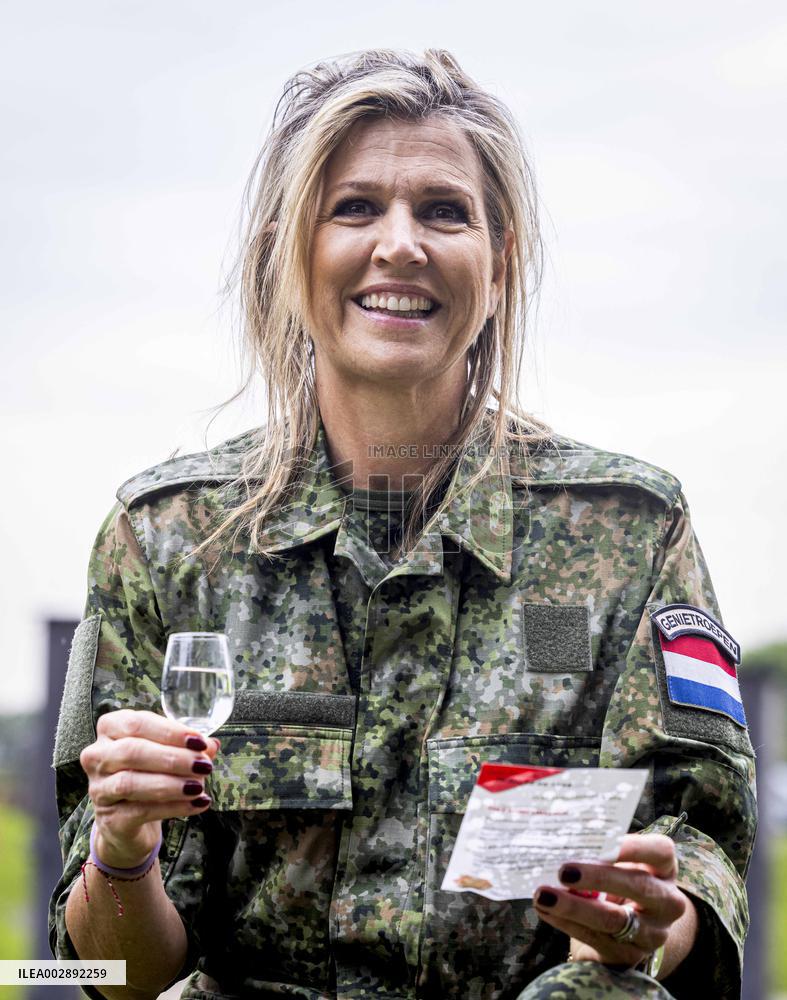 Queen Maxima Visits The Engineer Regiment - Den Bosch