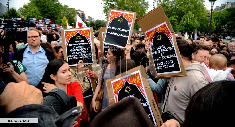 Rally Against Anti-Semitism And Racism - Paris
