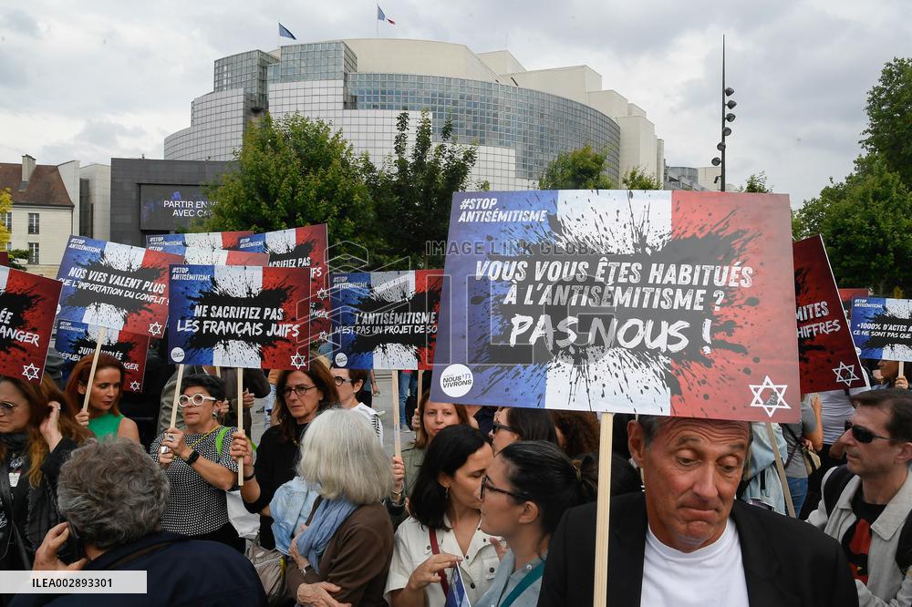 Rally Against Anti-Semitism And Racism - Paris