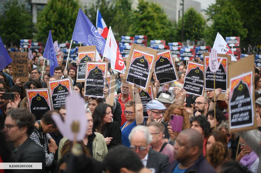 Rally Against Anti-Semitism And Racism - Paris