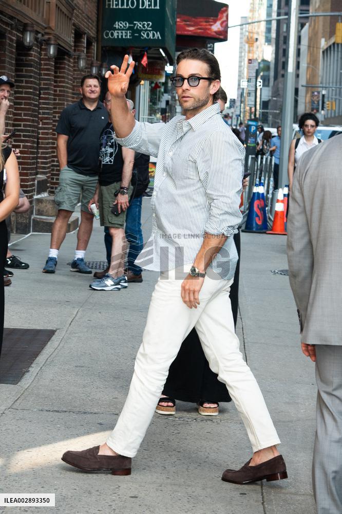 Chace Crawford At Late Show - NYC