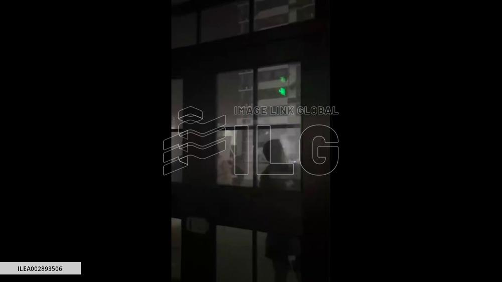 China: Intense Storm Lash Binzhou With Strong Winds, Torrential Rains