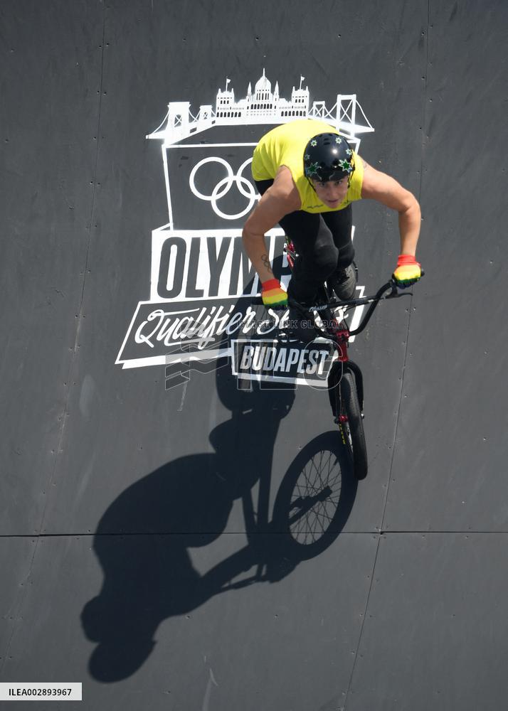 (SP)HUNGARY-BUDAPEST-OLYMPIC QUALIFIER SERIES BUDAPEST-CYCLING-BMX FREESTYLE-WOMEN'S PARK-QUALIFICATION