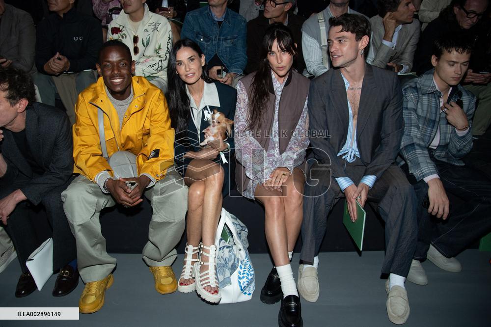 PFW Dior Homme Front Row