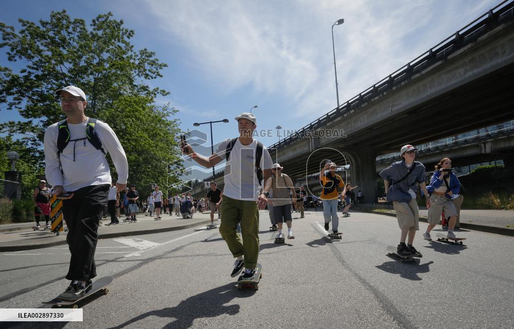 CANADA-VANCOUVER-GO SKATEBOARDING DAY