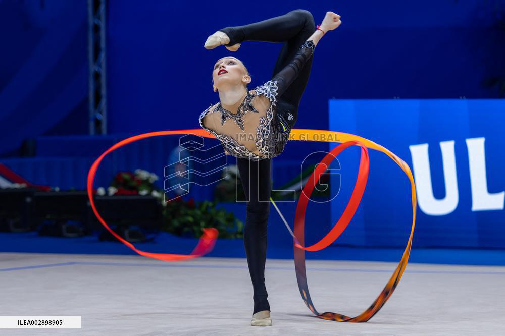 Gymnastics - Rhythmic Gymnastic - World Cup 2024 - Individual Ribbon and Clubs