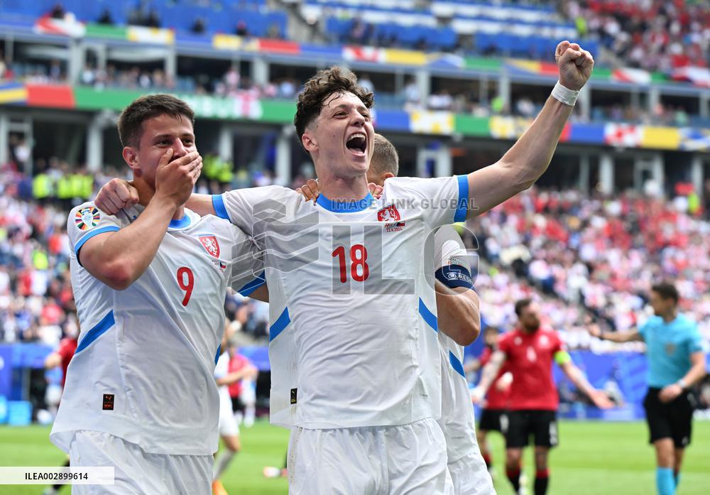 (SP)GERMANY-HAMBURG-FOOTBALL-EURO 2024-GEORGIA VS CZECH REPUBLIC