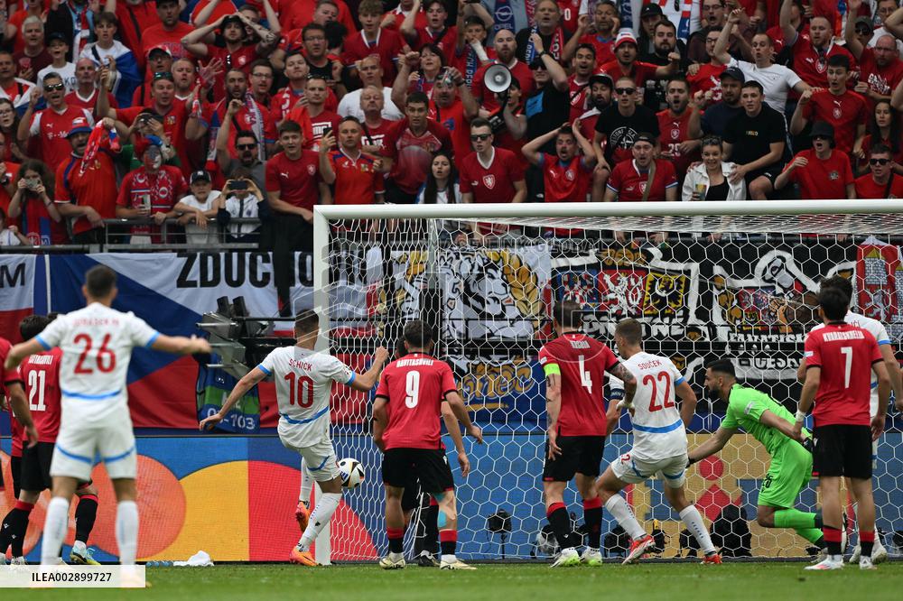 (SP)GERMANY-HAMBURG-FOOTBALL-EURO 2024-GEORGIA VS CZECH REPUBLIC