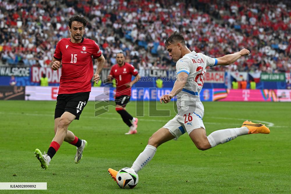(SP)GERMANY-HAMBURG-FOOTBALL-EURO 2024-GEORGIA VS CZECH REPUBLIC