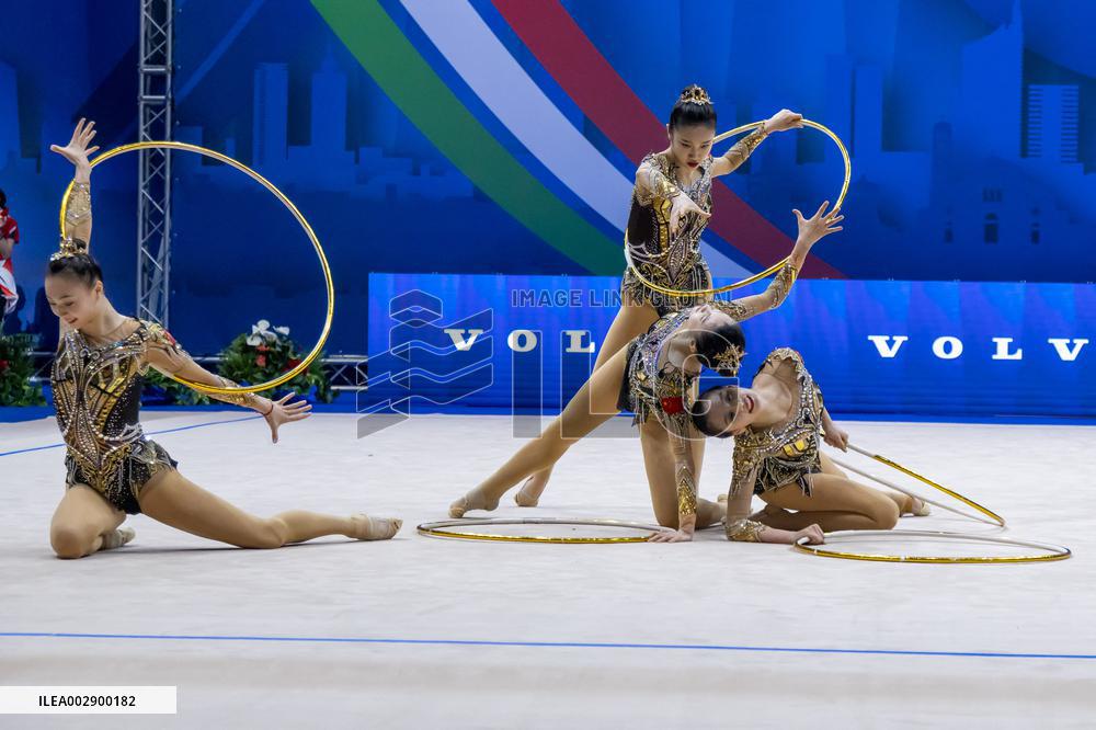 Gymnastics - Rhythmic Gymnastic - World Cup 2024 Group 5 Hoops