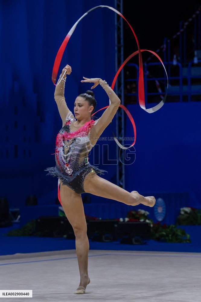 Gymnastics - Rhythmic Gymnastic - World Cup 2024 - Individual Ribbon and Clubs
