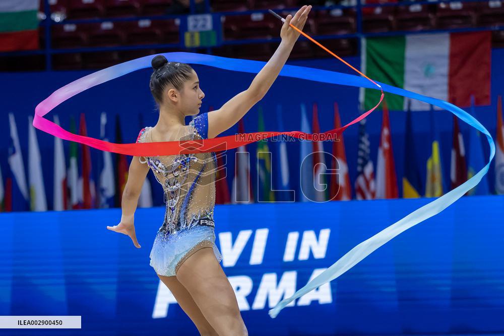 Gymnastics - Rhythmic Gymnastic - World Cup 2024 - Individual Ribbon and Clubs