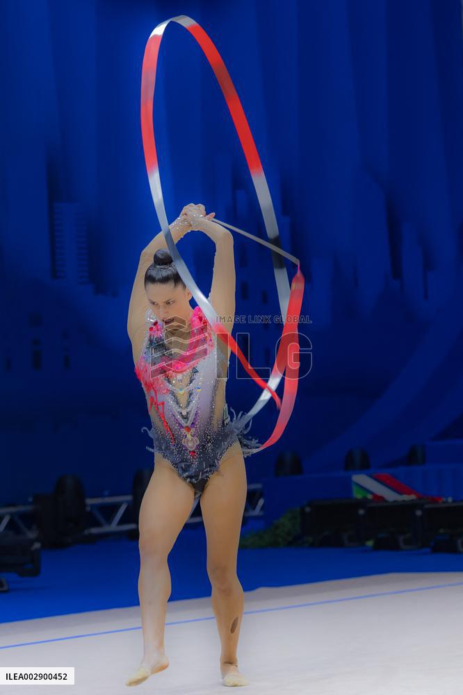 Gymnastics - Rhythmic Gymnastic - World Cup 2024 - Individual Ribbon and Clubs