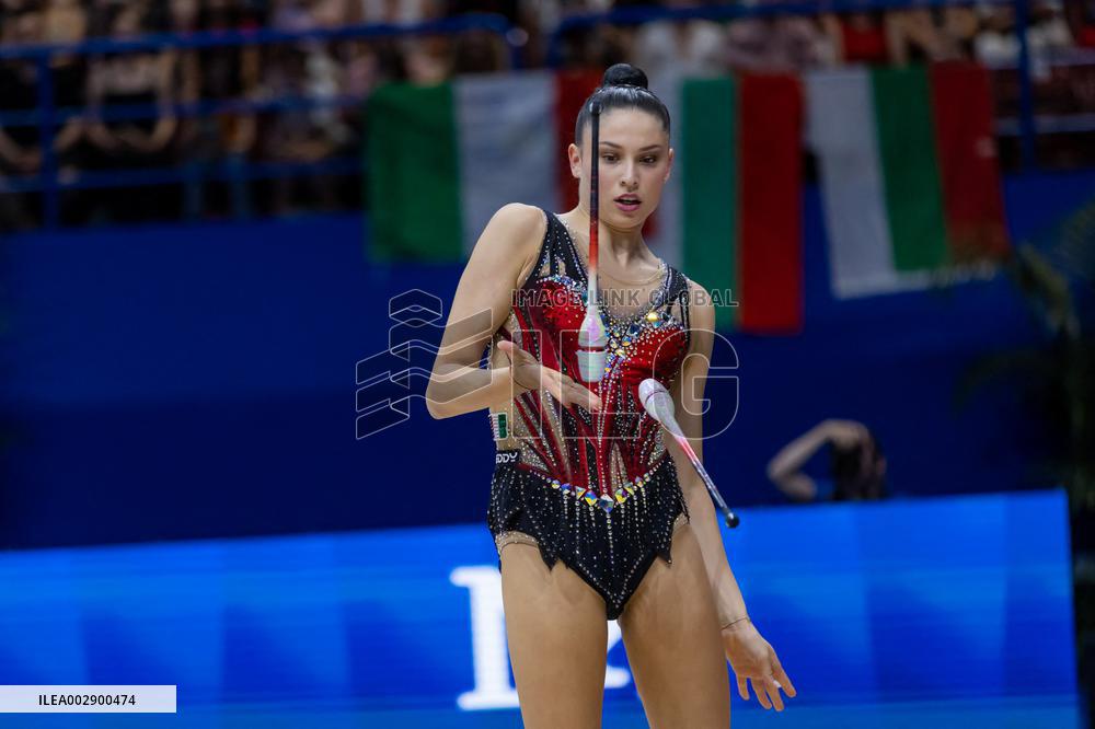 Gymnastics - Rhythmic Gymnastic - World Cup 2024 - Individual Ribbon and Clubs