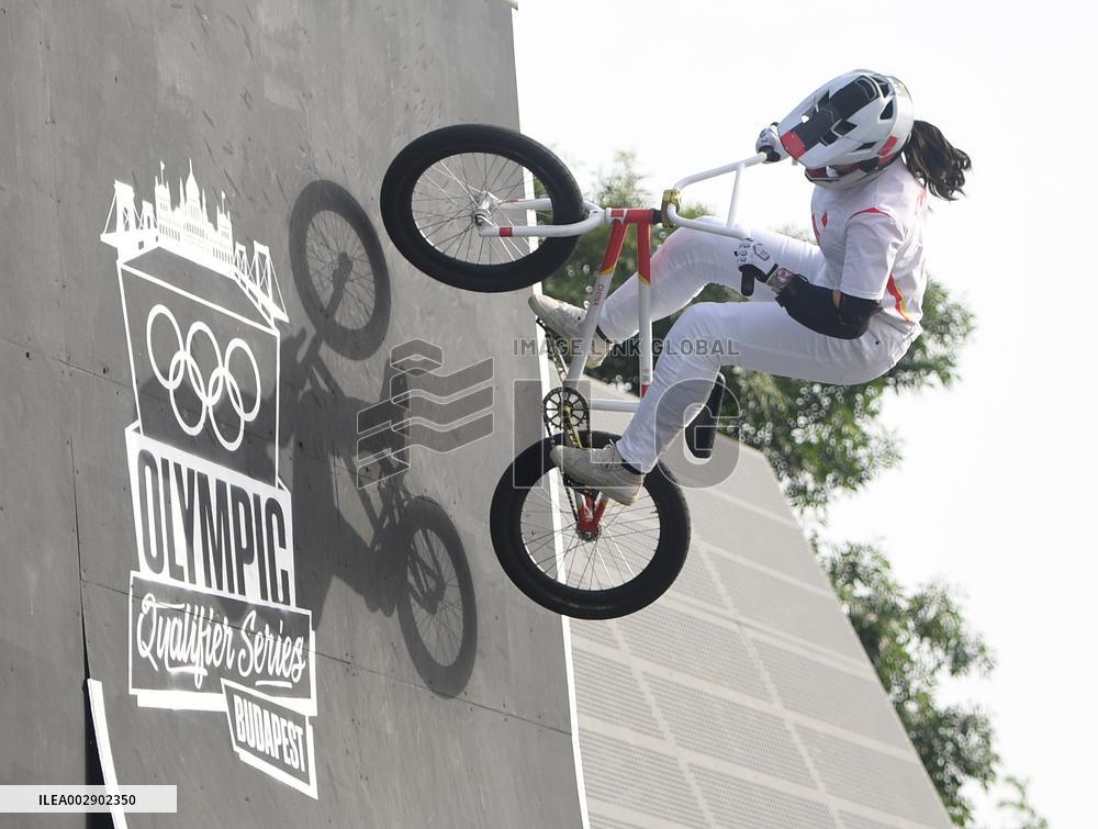 (SP)HUNGARY-BUDAPEST-OLYMPIC QUALIFIER SERIES-CYCLING-BMX FREESTYLE-WOMEN'S PARK FINAL