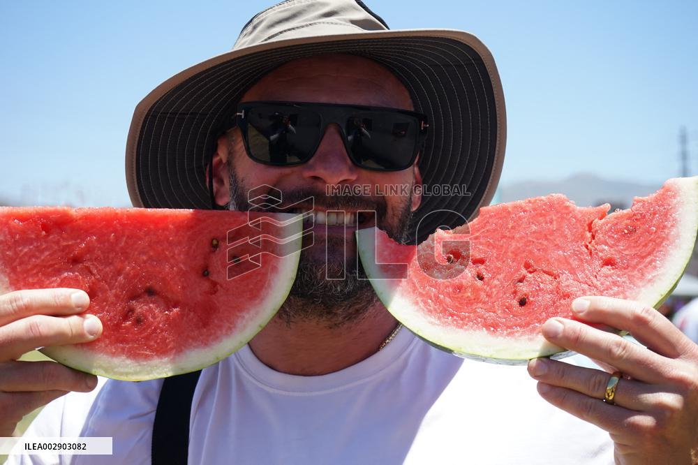 U.S.-LOS ANGELES-WATERMELON FESTIVAL