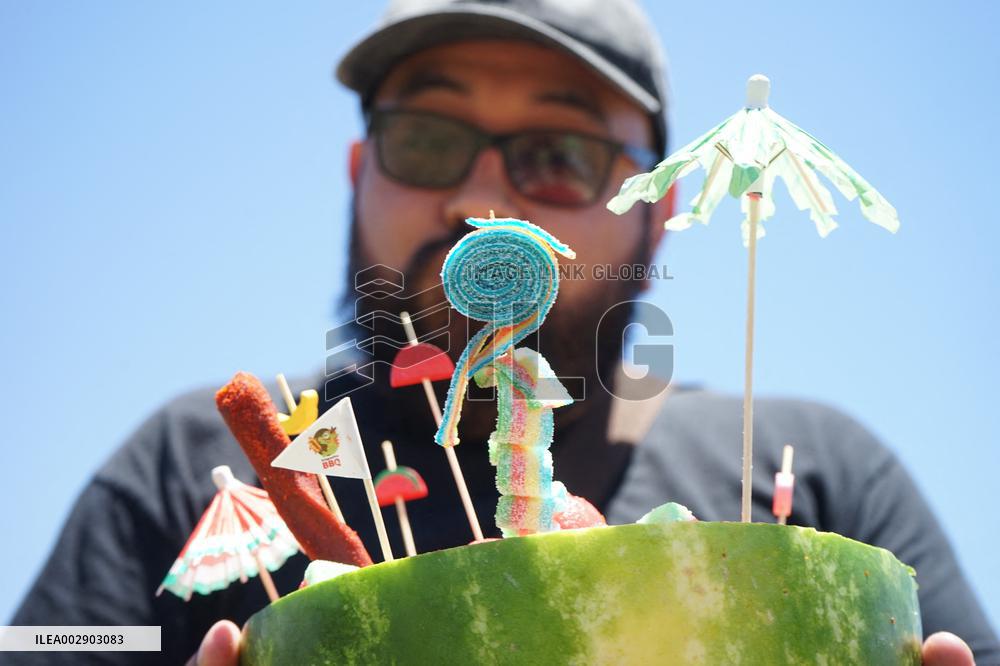 U.S.-LOS ANGELES-WATERMELON FESTIVAL