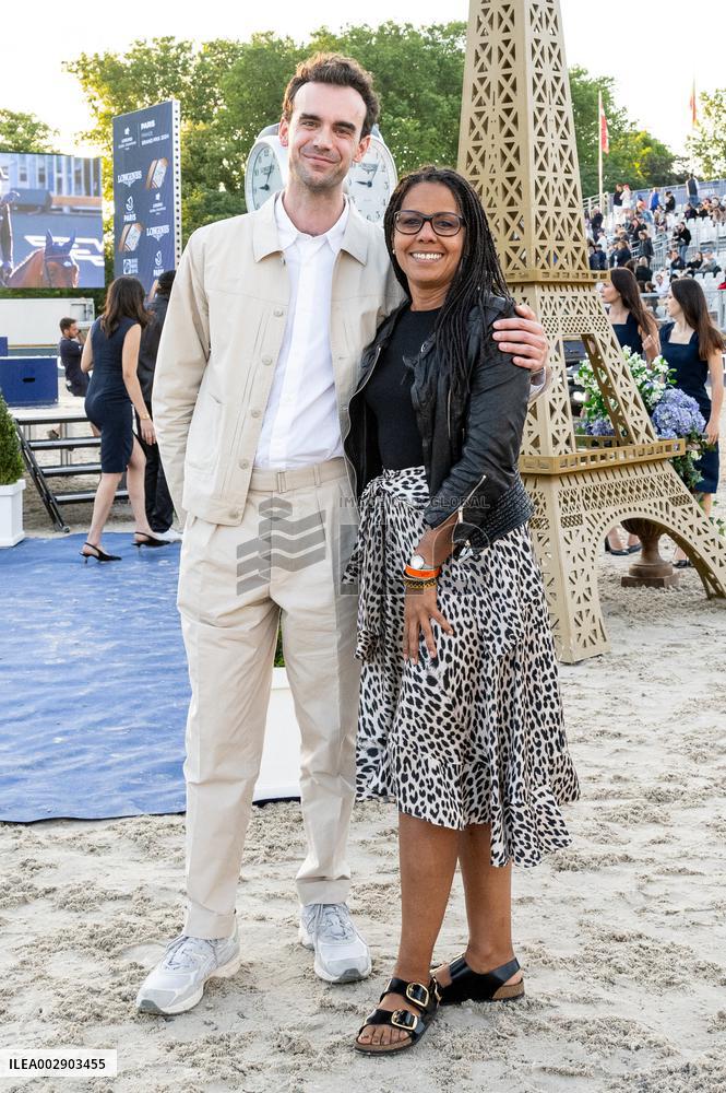 VIPs Attend Paris Eiffel Jumping