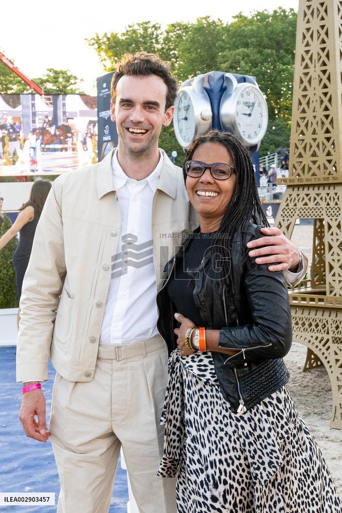 VIPs Attend Paris Eiffel Jumping