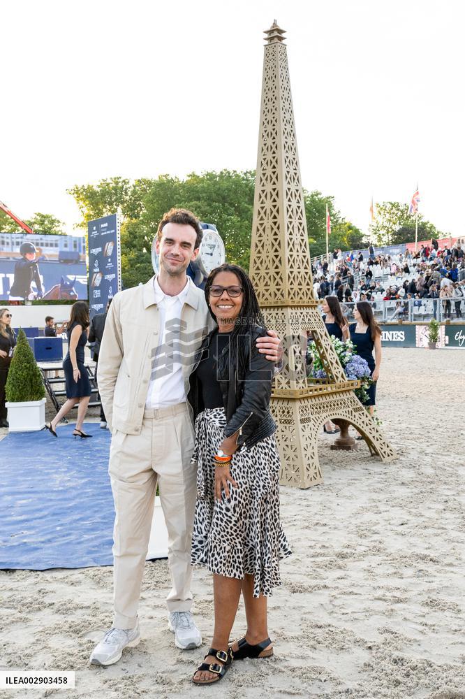 VIPs Attend Paris Eiffel Jumping