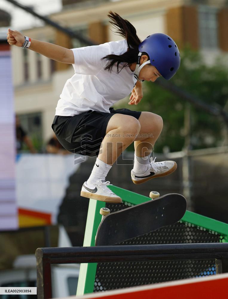 Skateboarding: Qualifier series for Paris Olympics