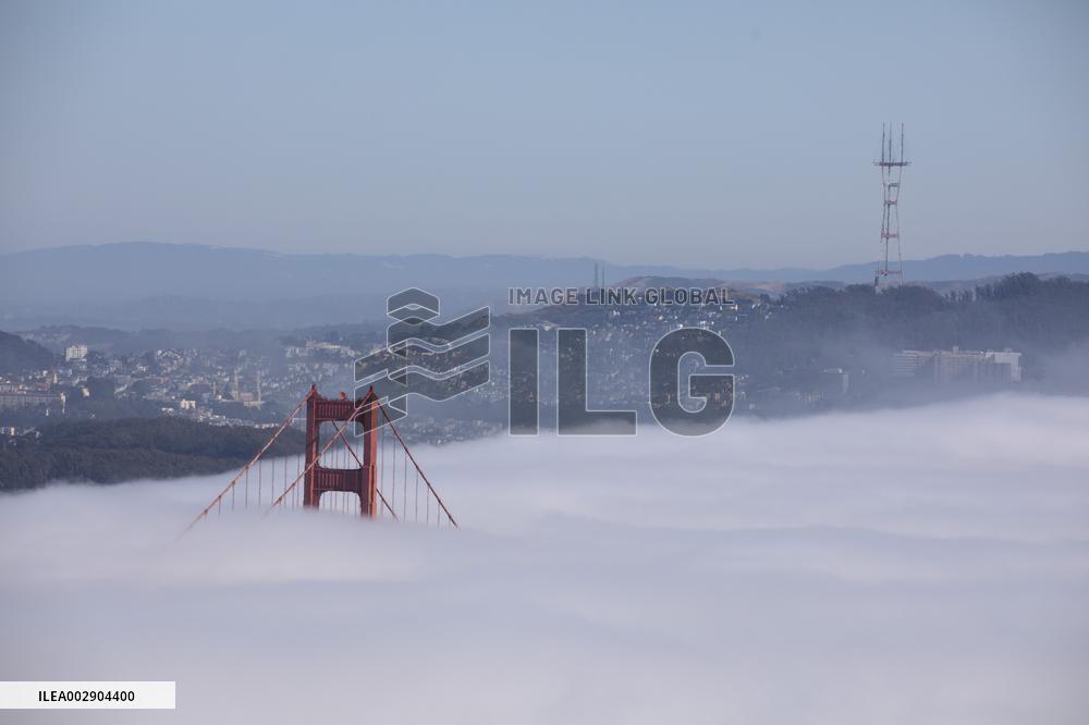 U.S.-SAN FRANCISCO-CLOUDS-VIEW