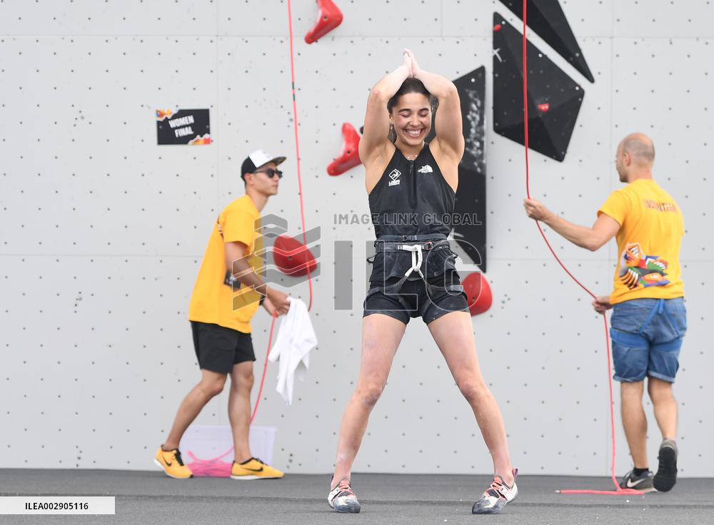 (SP)HUNGARY-BUDAPEST-OLYMPIC QUALIFIER SERIES BUDAPEST-SPORT CLIMBING-WOMEN'S BOULDER & LEAD FINAL-LEAD