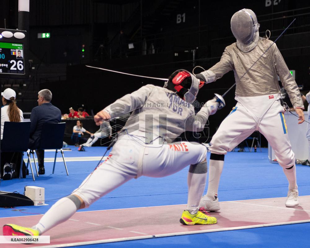 Sword match - FencingEuro Basel 2024