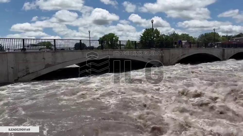 US: Disaster Declared As Severe Flooding Forces Evacuations In Northwest Iowa 3